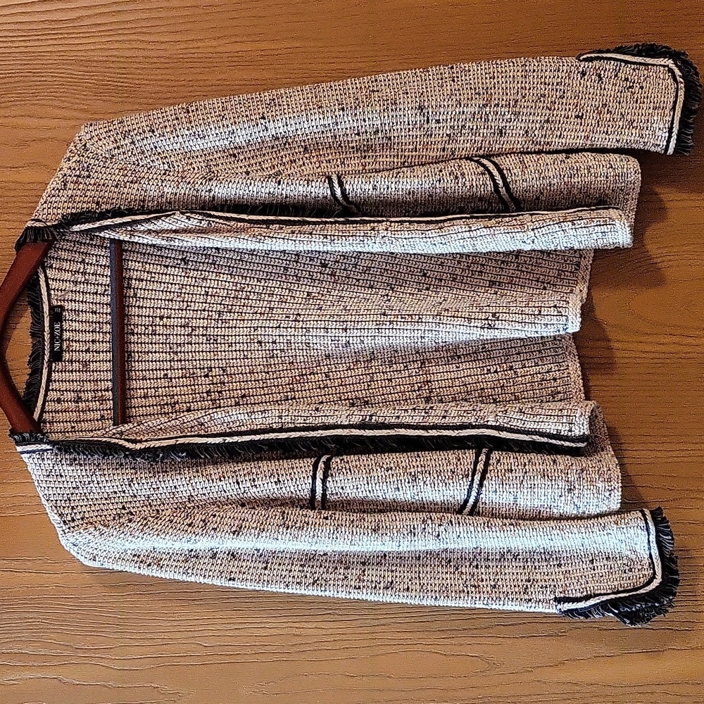 NWOT Nic & Zoe open front knit sweater size PETITE medium